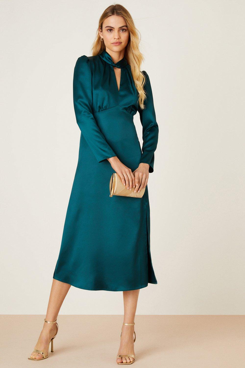 Dorothy perkins green on sale dress