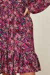 Dorothy Perkins Curve Pink Ditsy Wrap Mini Dress thumbnail 5