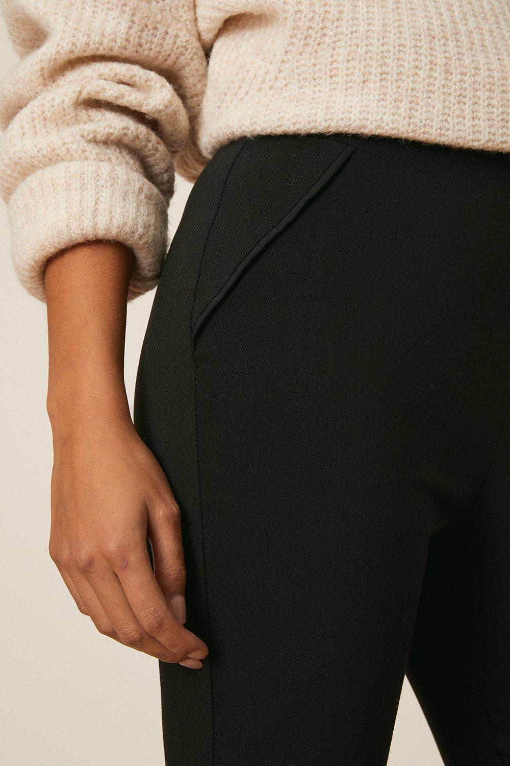 Black petite skinny trousers new arrivals