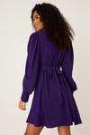 Dorothy Perkins Twist  Purple Long Sleeve Mini Dress thumbnail 3