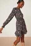 Dorothy Perkins Tall Ditsy Floral Shirred Textured Mini Dress thumbnail 2