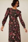 Dorothy Perkins Tall Ditsy Floral Ruched Skirt Midi Dress thumbnail 1