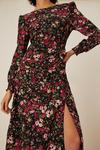 Dorothy Perkins Tall Ditsy Floral Ruched Skirt Midi Dress thumbnail 4