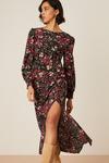 Dorothy Perkins Tall Ditsy Floral Ruched Skirt Midi Dress thumbnail 5