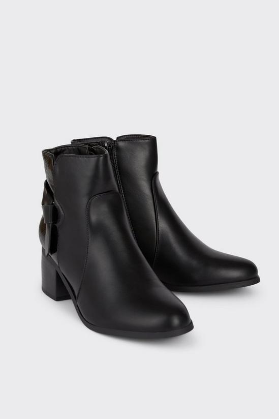 Dorothy Perkins Arianna Contrast Ankle Boots 3