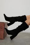 Dorothy Perkins Keira Ruched Knee Boots thumbnail 1