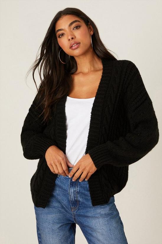 Dorothy Perkins Chunky Cable Knitted Cardigan 1