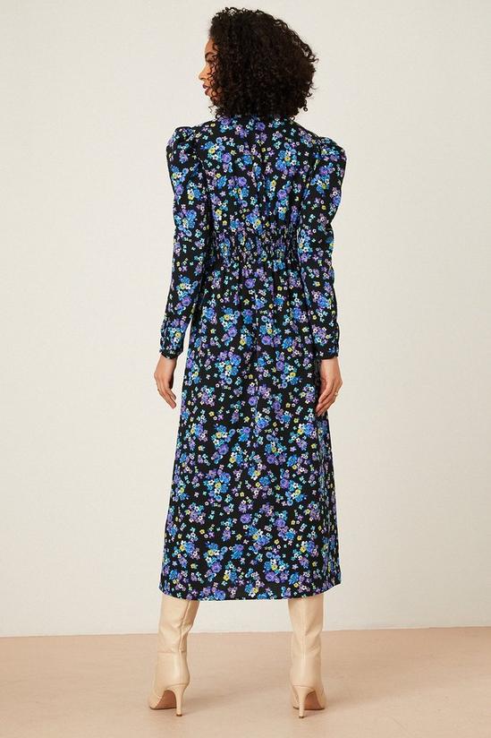 Dorothy Perkins Ditsy Floral Button Front Midi Dress 3