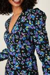 Dorothy Perkins Ditsy Floral Button Front Midi Dress thumbnail 4