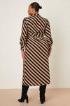 Dorothy Perkins Curve Camel Stripe Shirt Dress thumbnail 3