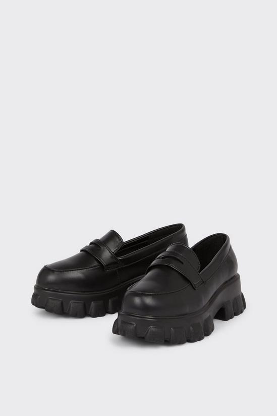 Dorothy Perkins Wide Fit Lucy Chunky Loafers 3