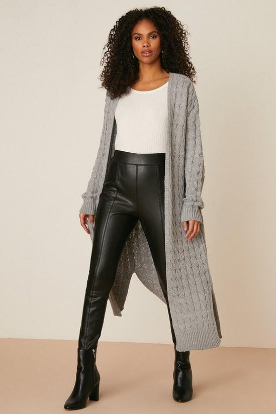 Dorothy Perkins Cable Knit Longline Cardigan 2