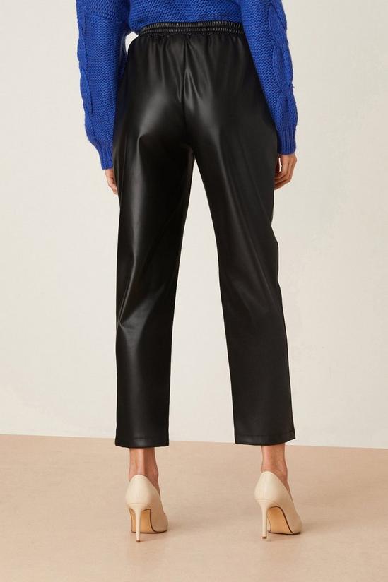 Dorothy Perkins Faux Leather Seam Detail Jogger 3