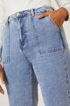 Dorothy Perkins Cargo Detail Straight Leg Jeans thumbnail 4
