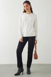 Dorothy Perkins Petite Button Through Crew Neck Knitted Cardigan thumbnail 2