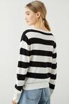 Dorothy Perkins Stripe Button Cuff Knitted Jumper thumbnail 3