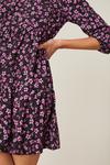 Dorothy Perkins Sandy Floral Print Long Sleeve Smock Mini Dress thumbnail 5