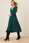 Dorothy Perkins Green Wrap Midi Dress thumbnail 2