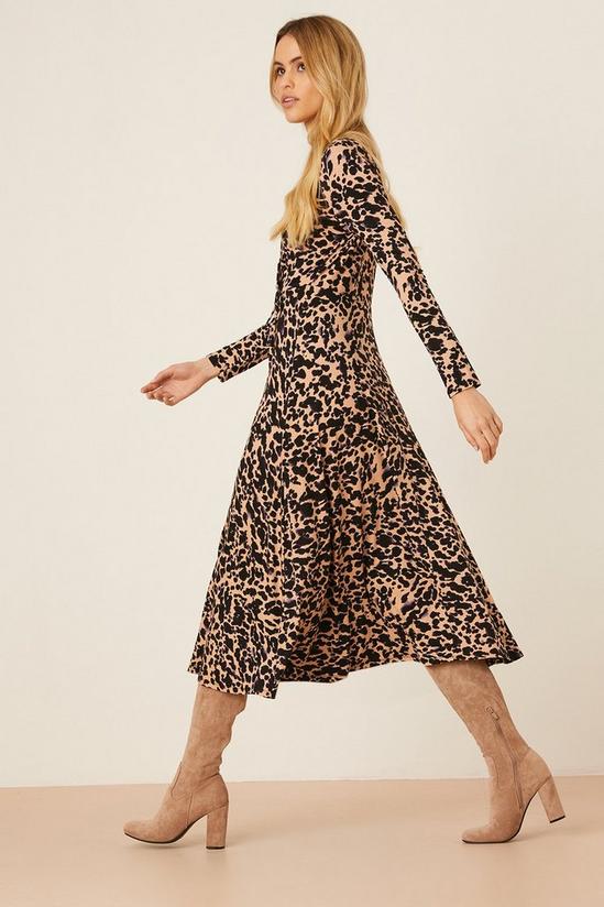 Dorothy Perkins Leopard Print Wrap Midi Dress 1