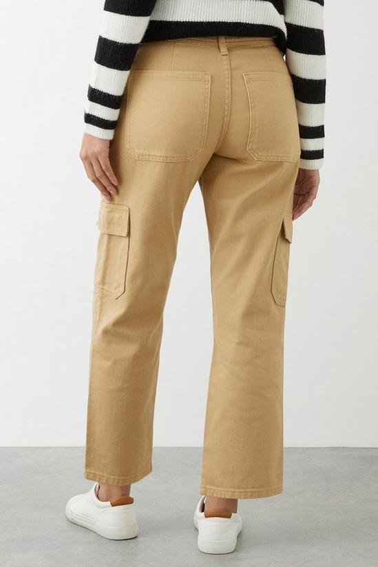 Dorothy Perkins Straight Cargo Trousers 3