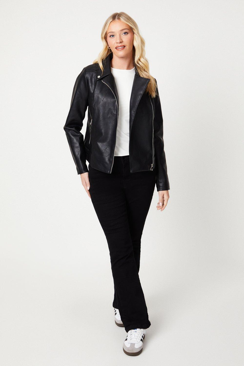 Dorothy perkins outlet leather jacket sale