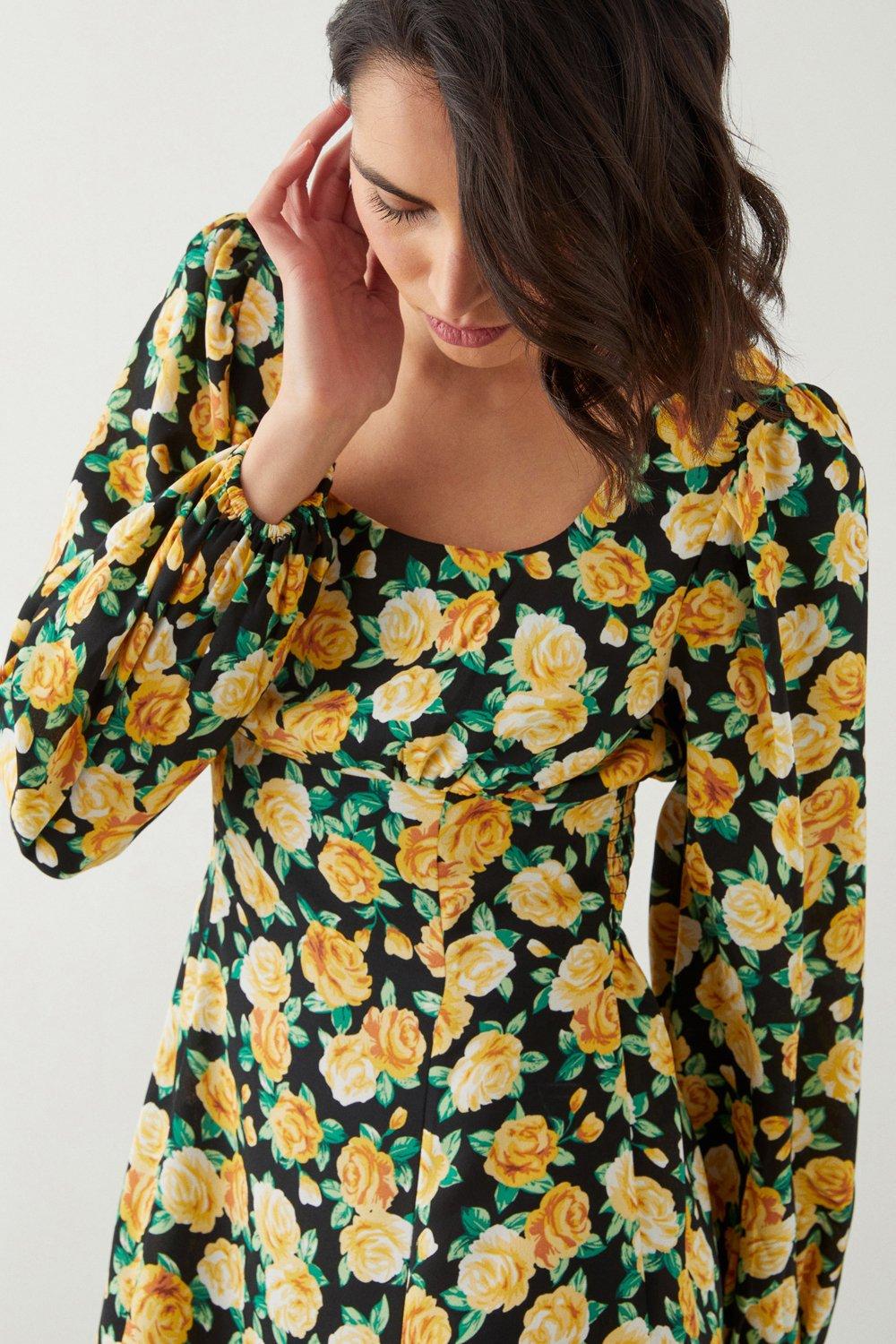 Dorothy perkins hot sale sunflower dress