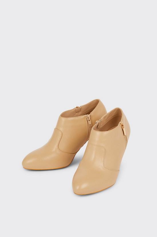 Good For the Sole Good For The Sole: Marlo Comfort Zip Heeled Ankle Boots 3