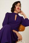 Dorothy Perkins Purple Keyhole Midi Dress thumbnail 5
