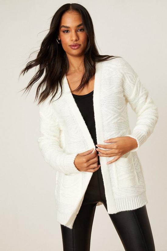 Dorothy Perkins Super Soft Knitted Pointelle Cardigan 1