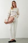 Dorothy Perkins Multi Stripe Cable Knitted Jumper thumbnail 2