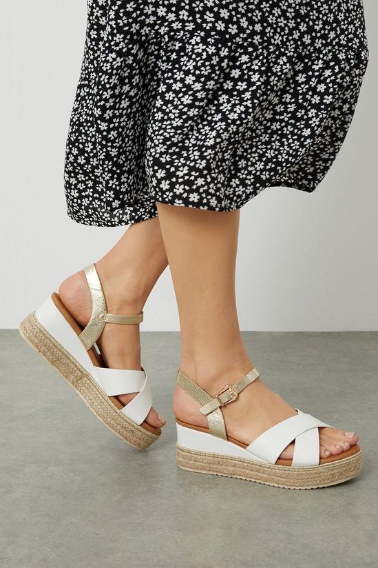 Dorothy Perkins Extra Wide Fit Relly Comfort Wedges 1