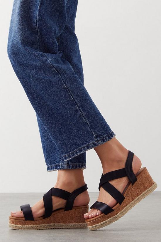 Good For the Sole Good For The Sole: Wide Fit Hannah Wedge Sandals 1