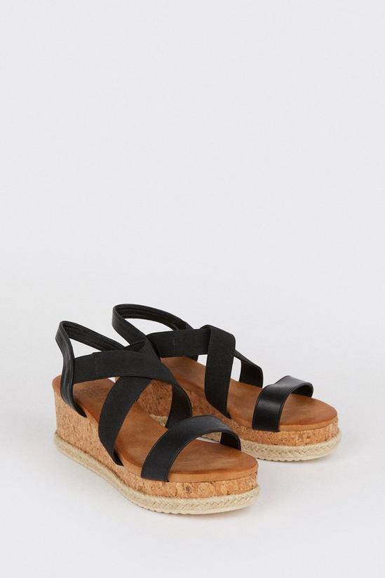Good For the Sole Good For The Sole: Wide Fit Hannah Wedge Sandals 3