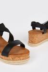 Good For the Sole Good For The Sole: Wide Fit Hannah Wedge Sandals thumbnail 4