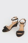 Good For the Sole Good For The Sole: Wide Fit Angelina Wedge Heel Sandals thumbnail 3