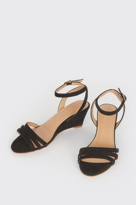 Good For the Sole Good For The Sole: Wide Fit Angelina Wedge Heel Sandals 3