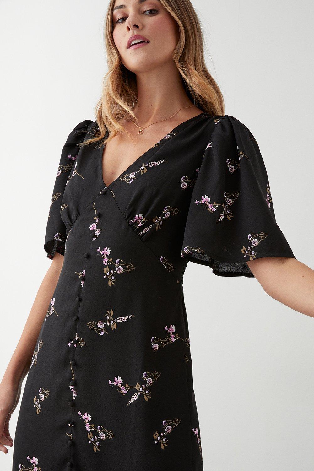 Dorothy perkins outlet floral midi dress