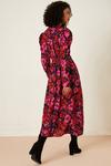 Dorothy Perkins Floral Print Wrap Midi Dress thumbnail 3