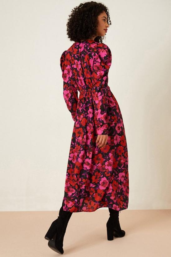 Dorothy Perkins Floral Print Wrap Midi Dress 3