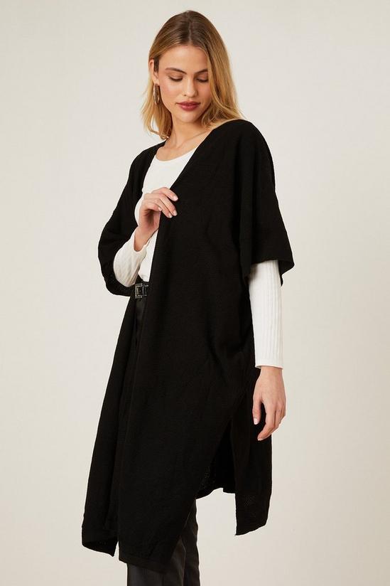 Dorothy Perkins Black Batwing Knitted Cardigan 2