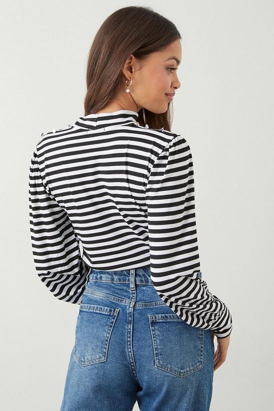 Dorothy Perkins Petite Button Detail Long Sleeve Top 3