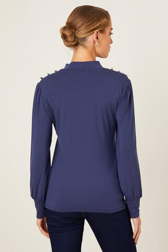 Dorothy Perkins Button Detail Long Sleeve Top 3