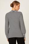 Dorothy Perkins Striped Button Detail Long Sleeve Top thumbnail 3