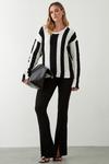 Dorothy Perkins Stripe Cable Knitted Jumper thumbnail 1