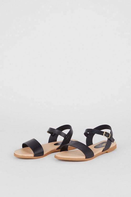 Dorothy Perkins Extra Wide Fit Faye Flat Sandals 3
