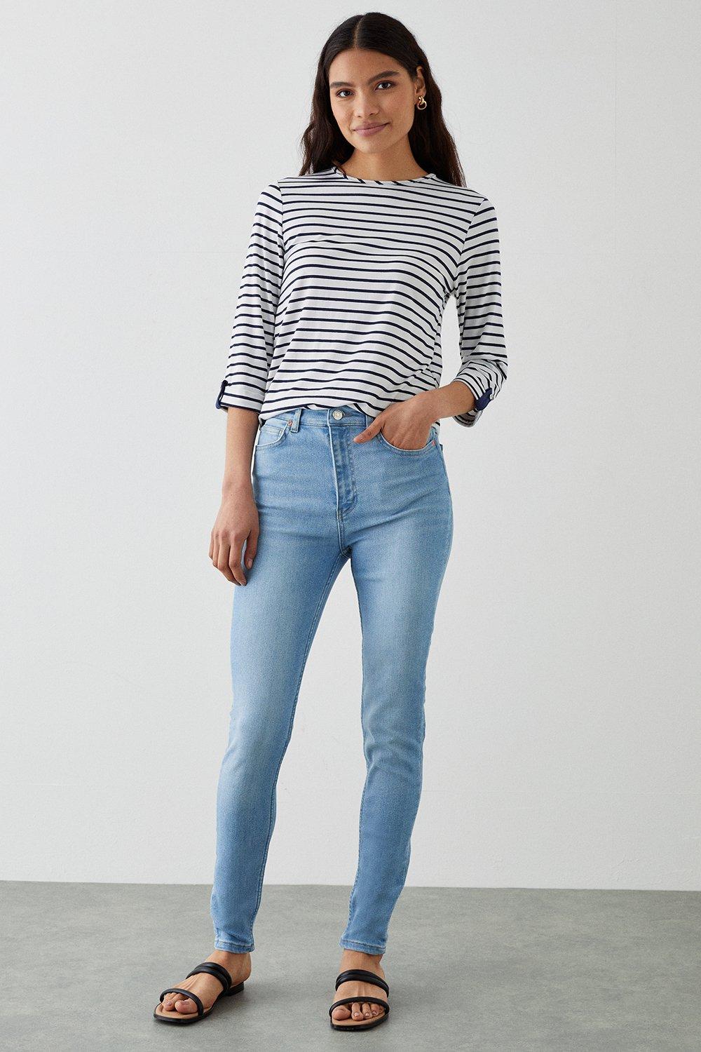 Womens Authentic High Rise Skinny Jeans