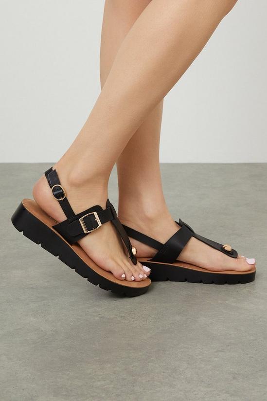 Good For the Sole Good For The Sole: Wide Fit Marista Cross Strap Sandals 1
