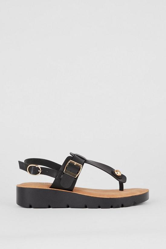 Good For the Sole Good For The Sole: Wide Fit Marista Cross Strap Sandals 2