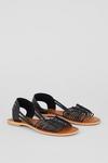 Dorothy Perkins Joyce Leather Knotted Flat Sandals thumbnail 3