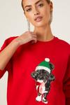 Dorothy Perkins Christmas Elf Dog Crew Neck Sweatshirt thumbnail 1